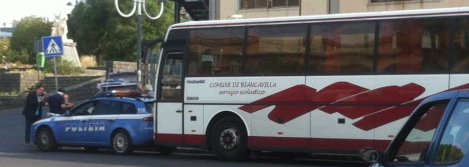 Multato autobus del Comune